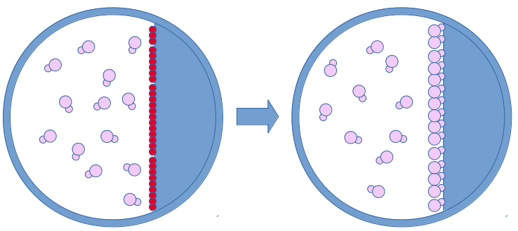 ECR integrating the native oxyde layer